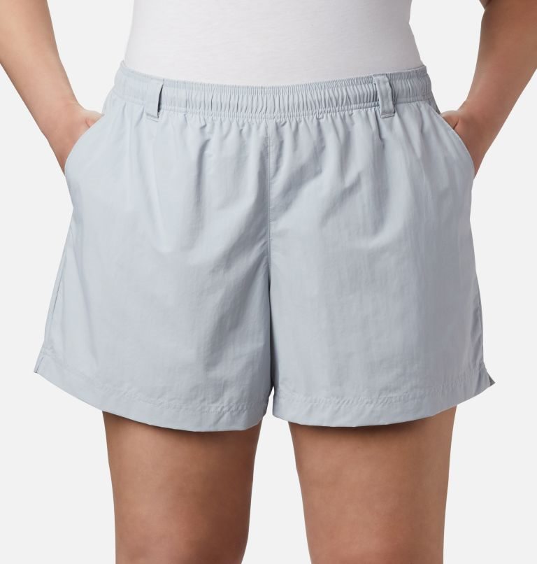 Women's Columbia PFG Backcast Water Shorts Light Grey | Plus Size CA-Y10L4
